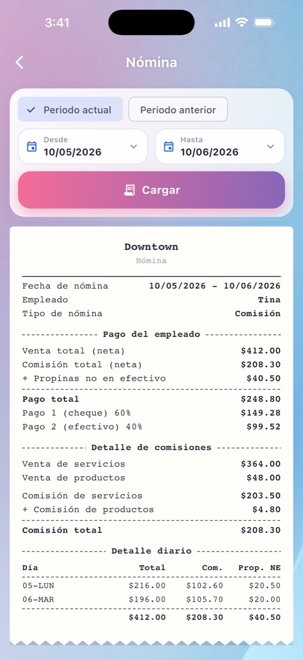 EraPOS Hub: Recibo de pago